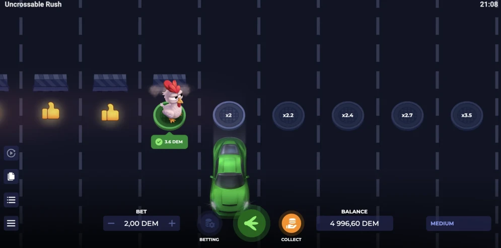 Uncrossable Rush