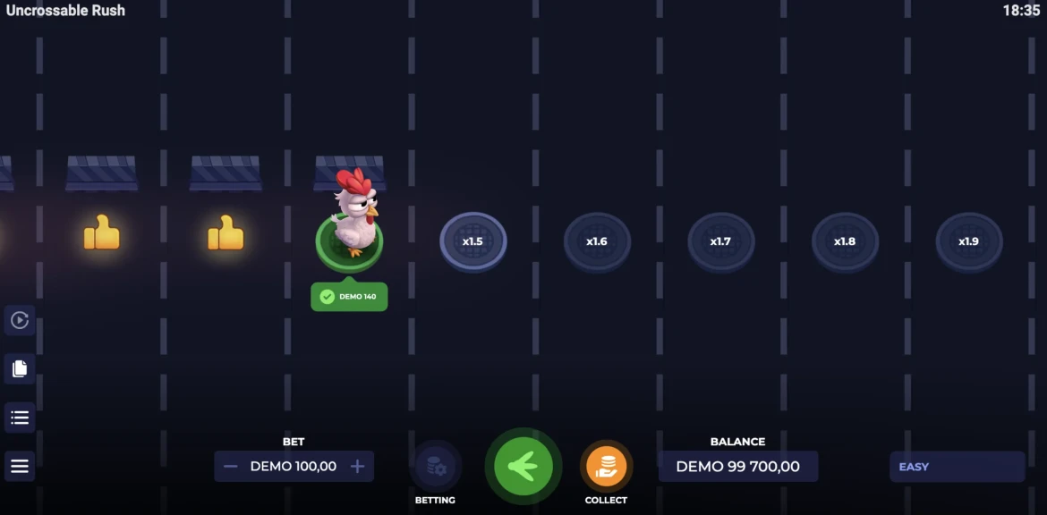 Uncrossable Rush